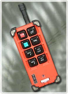 Three Motion EOT Crane Radio Remote Control Device