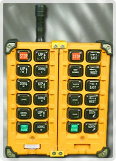 Push Buttons In Transmitter Radio Remote Control Device