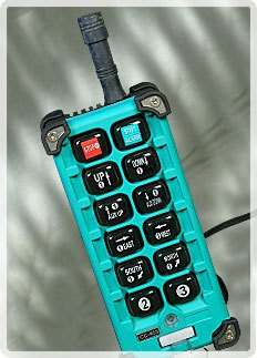 Radio Remote Control For Four Motion EOT Crane with Magnet Operations