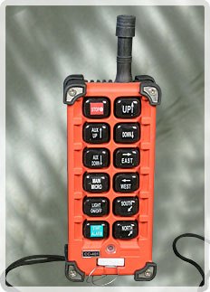 Radio Remote Control For Crane With Dual Trolleys Used In Papper Mills